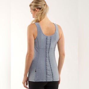 Lululemon Womens Run Free Tank Grey Size 6